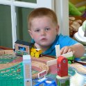 Jacob and Train Set